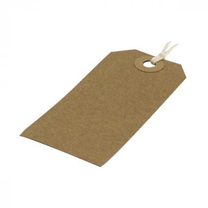 Eco-Friendly Brown Paper Gift Tags x10